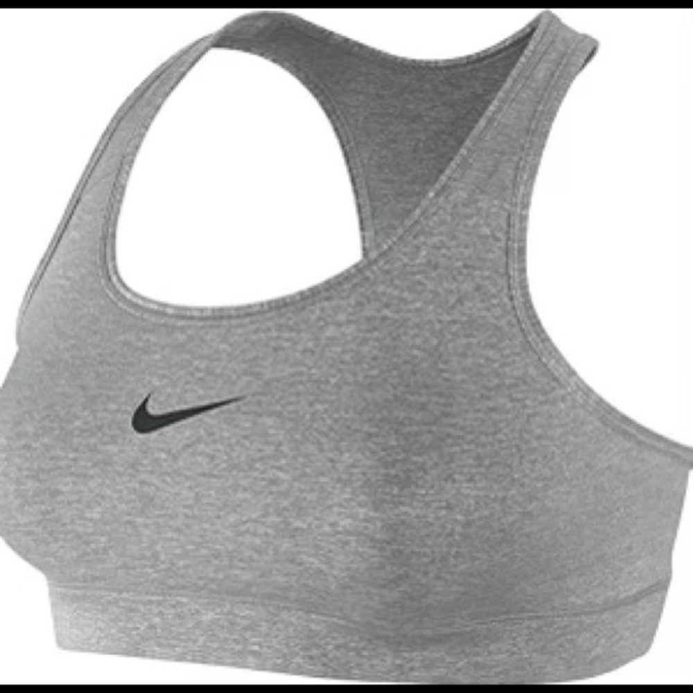 Nike Pro Sport Dri Fit Grey Bra Size M